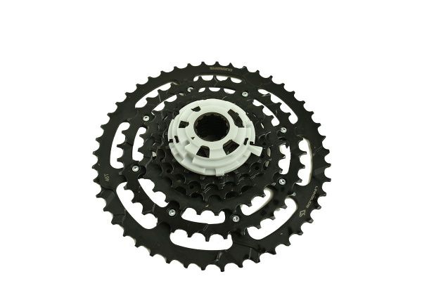 Кассета SHIMANO CUES, LINKGLIDE, CS-LG300-9 11-46T 9 скоростей (11-13-15-17-20-23-28-36-46T) ACSLG3009146