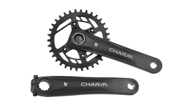 Система PROWHEEL CHARM-FD04S-TTB-34T*175mm,AL-6061-T6,C\LINE:53mm,BCD:76mm,BB SETS:PW-MBB68+/PW-BB92,без каретки